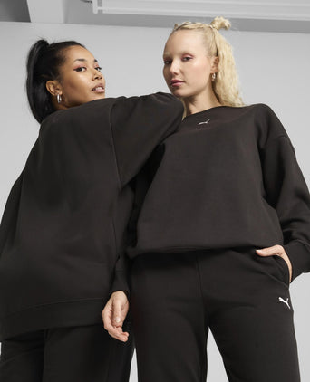 Essentials Oversized Crew - Black