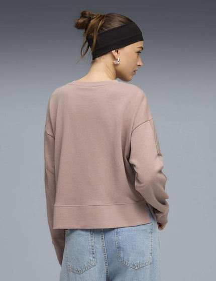 PUMA HER Relaxed Crew - Sandstoneimages2- The Sports Edit