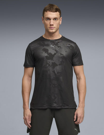 PUMA Cloudspun Embossed Short Sleeve T-Shirt - Puma Blackimages1- The Sports Edit