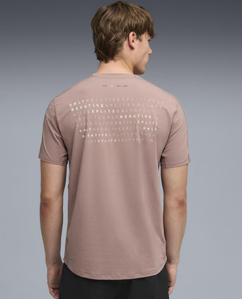 Run coolCELL Boxy Running Tee - Sandstone