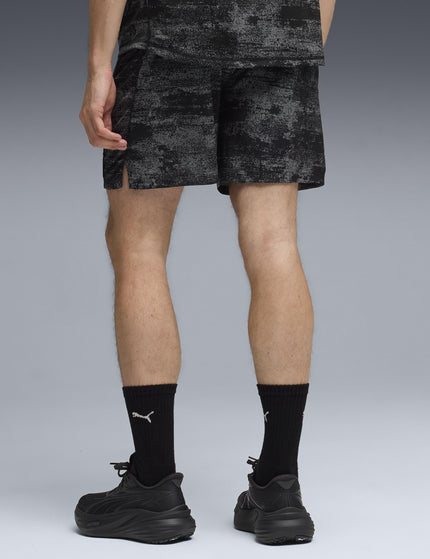 PUMA Velocity All Over Print 7" Running Shorts - Puma Blackimages2- The Sports Edit