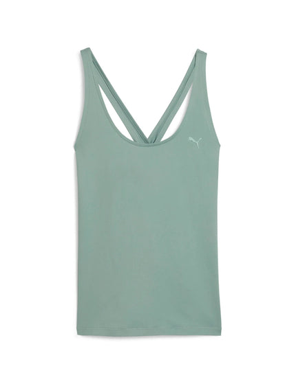 PUMA Move Cloudspun Loose Fit Tank - Green Moonimage6- The Sports Edit