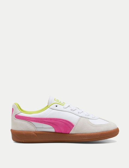 PUMA Palermo Leather Sneakers - White/Fluro Pinkimages1- The Sports Edit
