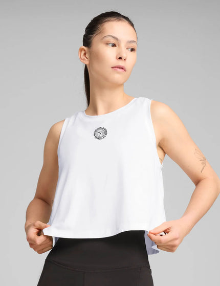 PUMA Puma x Hyrox Cloudspun Sleeveless Top - Whiteimage1- The Sports Edit