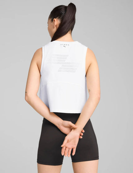 PUMA Puma x Hyrox Cloudspun Sleeveless Top - Whiteimage2- The Sports Edit