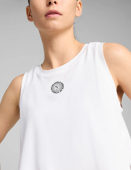 PUMA Puma x Hyrox Cloudspun Sleeveless Top - Whiteimage4- The Sports Edit