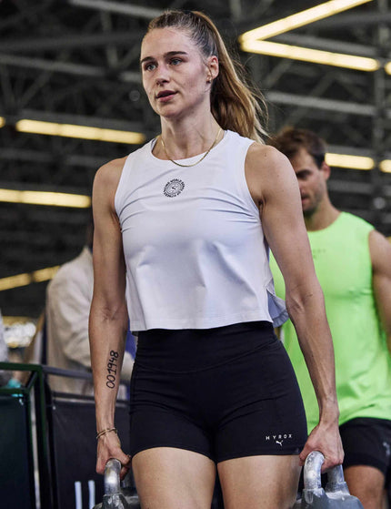 PUMA Puma x Hyrox Cloudspun Sleeveless Top - Whiteimage6- The Sports Edit