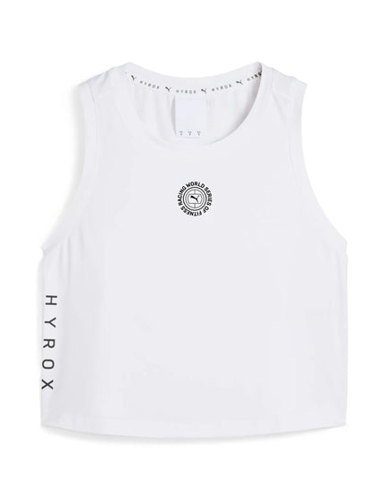 PUMA Puma x Hyrox Cloudspun Sleeveless Top - Whiteimage7- The Sports Edit