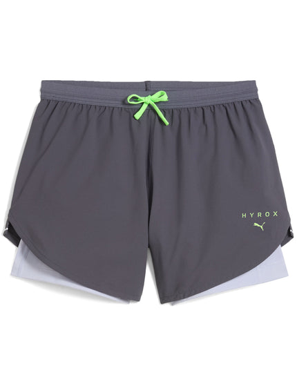 PUMA Puma x Hyrox Ultraweave 2-in-1 Shorts - Galactic Greyimage5- The Sports Edit