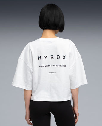 Puma x Hyrox World Cropped Tee - White