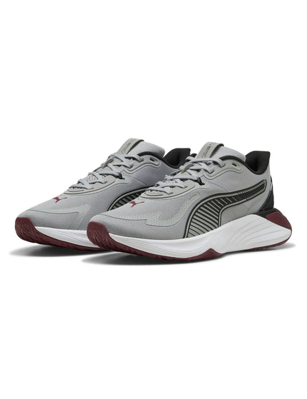 PUMA Pwr Hybrid Tr - Gray Echo-Ruby Shimmer-Puma Blackimages2- The Sports Edit