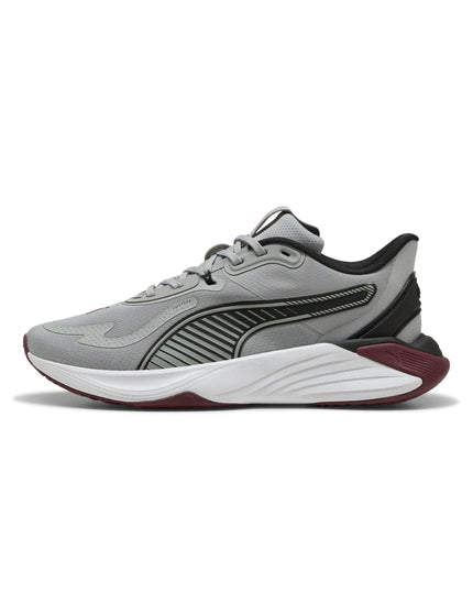 PUMA Pwr Hybrid Tr - Gray Echo-Ruby Shimmer-Puma Blackimages3- The Sports Edit