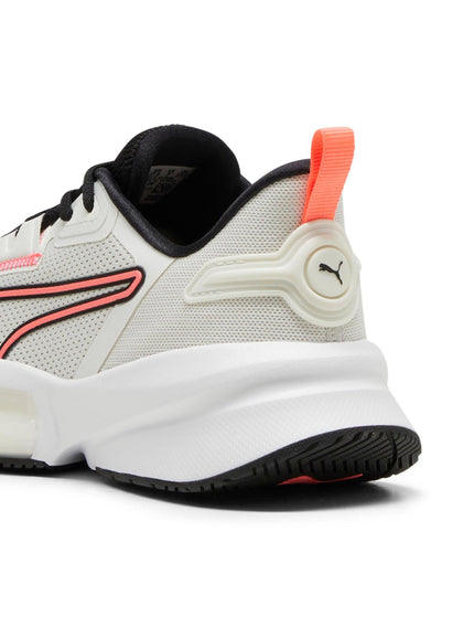 PUMA PWRFrame TR 3 Shoes - Vapor Grey/Black/Sunset Glowimage6- The Sports Edit