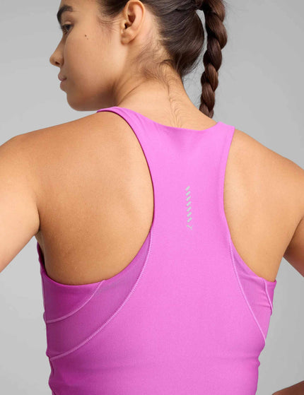 PUMA Raceday Ultraform Crop Top - Wild Berryimage4- The Sports Edit