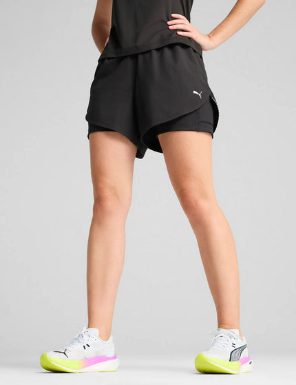 PUMA Run Ultraweave 2-in-1 4" Shorts - Blackimage1- The Sports Edit