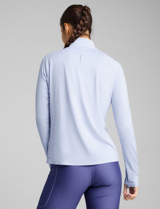 Run Velocity Cloudspun 1/4 Zip - Cool Weather