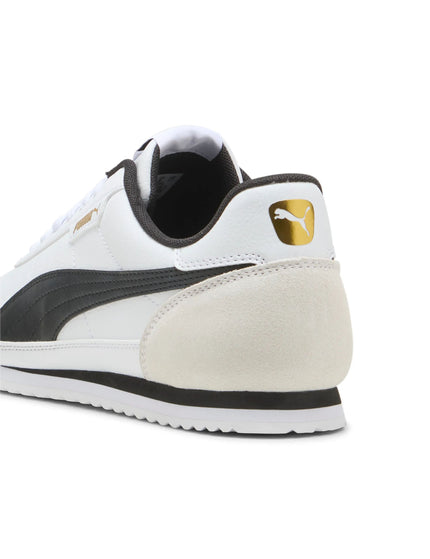 PUMA Puma Turino Ii Og - Puma White-Puma Black-Vapor Gray-Puma Goldimages6- The Sports Edit