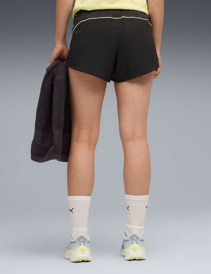 PUMA Velocity 3" Running Shorts - Black/Gold Moonimage2- The Sports Edit