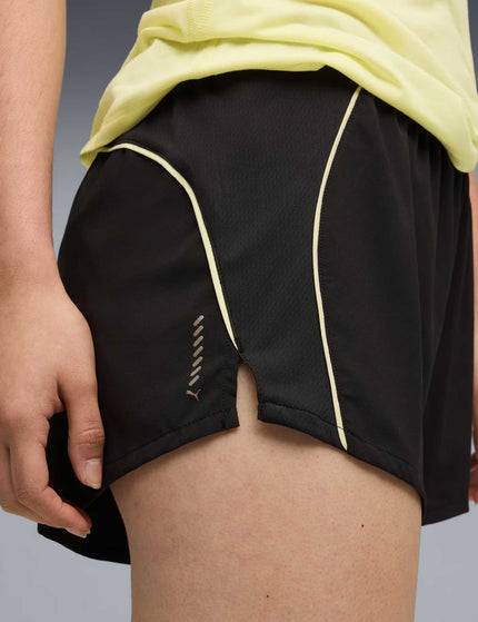 PUMA Velocity 3" Running Shorts - Black/Gold Moonimage4- The Sports Edit