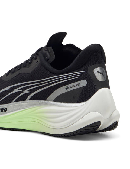 PUMA Velocity NITRO 3 GTX Running Shoes - Black/Silver/Fizzy Appleimage6- The Sports Edit