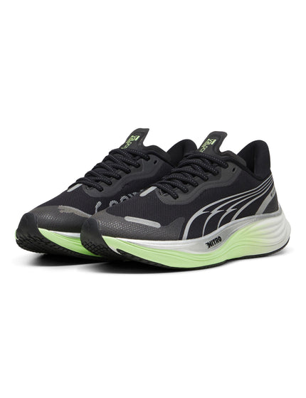 PUMA Velocity NITRO 3 GTX Running Shoes - Black/Silver/Fizzy Appleimage3- The Sports Edit