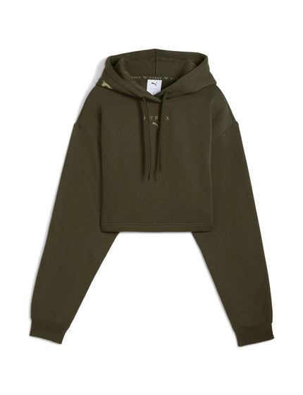 PUMA Puma x Hyrox Heavyweight Hoodie - Dark Oliveimages8- The Sports Edit