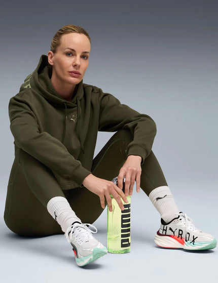 PUMA Puma x Hyrox Heavyweight Hoodie - Dark Oliveimages7- The Sports Edit