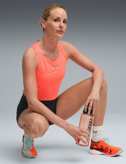 PUMA Puma x Hyrox Ultraspun Crop Tank - Glowing Redimage3- The Sports Edit