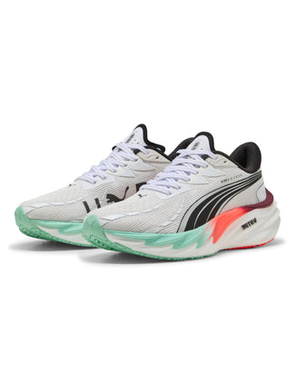 Puma x Hyrox Velocity NITRO 4 Shoes - White/Mint Melt/Glowing Red