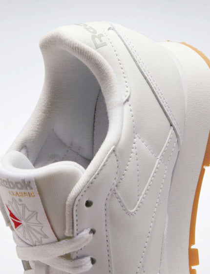 Reebok Classic Leather Shoes - Cloud White/Pure Grey 3/Reebok Rubber Gum-03images6- The Sports Edit