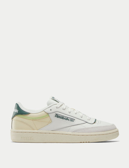 Reebok Club C 85 Shoes - Chalk/Vintage Chalk/Escape Greenimage1- The Sports Edit