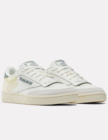 Reebok Club C 85 Shoes - Chalk/Vintage Chalk/Escape Greenimage2- The Sports Edit