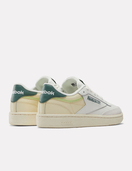 Reebok Club C 85 Shoes - Chalk/Vintage Chalk/Escape Greenimage3- The Sports Edit