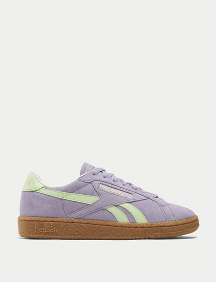 Reebok Club C Grounds Shoes - Dusk Purple/Astro Lime/Gumimage1- The Sports Edit