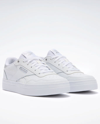 Court Advance Bold Shoes - White/Black/Chrome