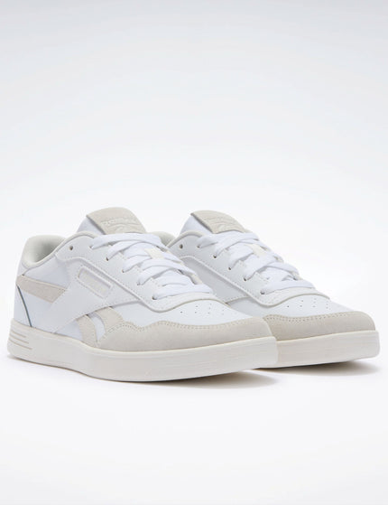 Reebok Court Advance Shoes - White/Barely Grey/Chalkimage2- The Sports Edit