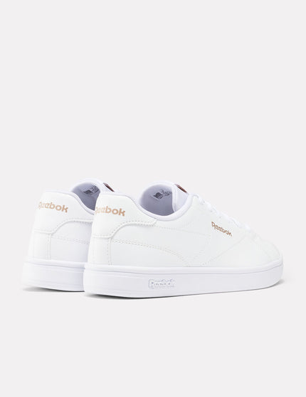 Reebok Court Clean Sneakers - White/Rose Goldimage3- The Sports Edit