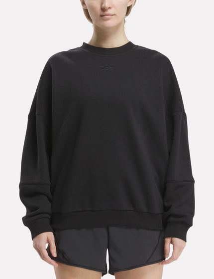 Reebok Lux Oversized Crew - Blackimage1- The Sports Edit