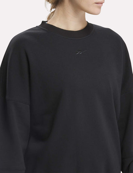 Reebok Lux Oversized Crew - Blackimage3- The Sports Edit
