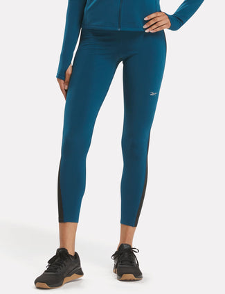 Running Warming Leggings - Escape Blue