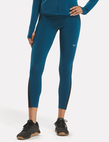 Reebok Running Warming Leggings - Escape Blueimage1- The Sports Edit