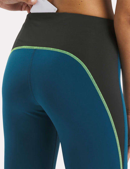 Reebok Running Warming Leggings - Escape Blueimage4- The Sports Edit