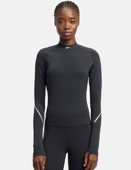 Reebok Speed Long Sleeve Top - Blackimage1- The Sports Edit