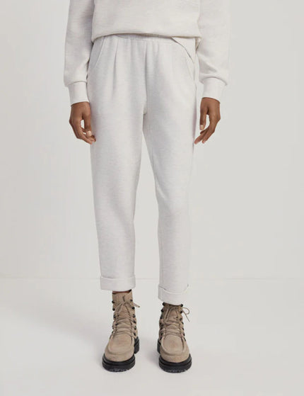 Varley The Rolled Cuff Pant 25" - Ivory Marlimage1- The Sports Edit