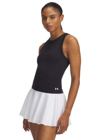 Under Armour Motion High Neck Tank - Black/Whiteimage1- The Sports Edit