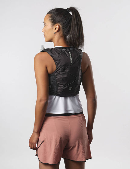 Salomon Active Skin 4 Running Vest Set - Black/Metalimages4- The Sports Edit