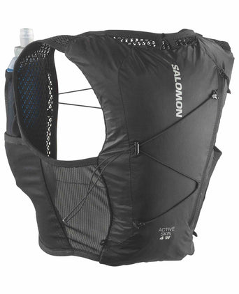 Active Skin 4 Running Vest Set - Black/Metal