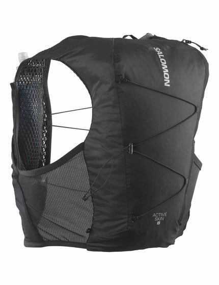 Salomon Active Skin 8 Running Vest - Black/Metalimages2- The Sports Edit