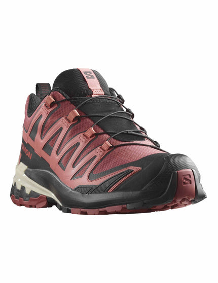 Salomon XA Pro 3D V9 Gore-Tex - Cow Hide/Black/Faded Roseimage2- The Sports Edit