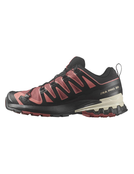 Salomon XA Pro 3D V9 Gore-Tex - Cow Hide/Black/Faded Roseimage3- The Sports Edit